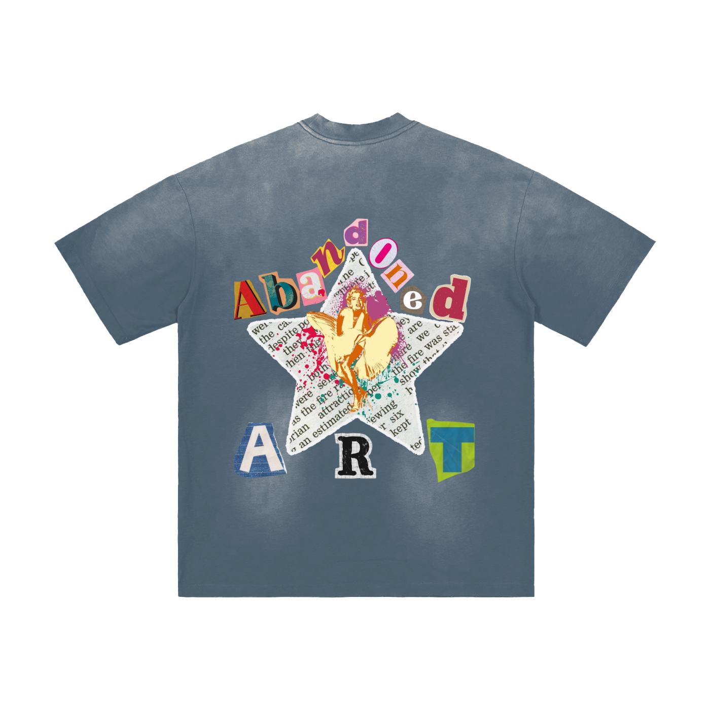 Abandoned Art Hand-Frayed Sunfade T-Shirt