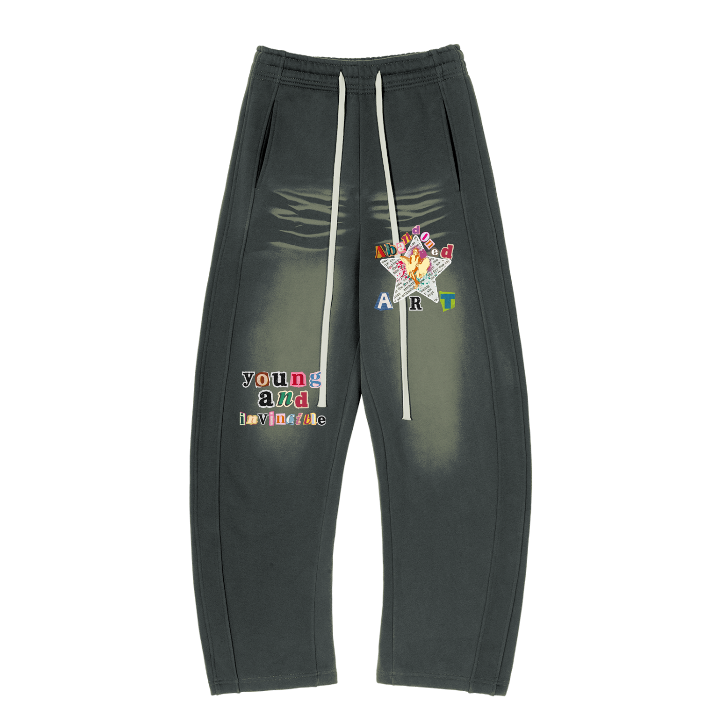 Abandoned Art Sunfade Curved Blade Sweatpants