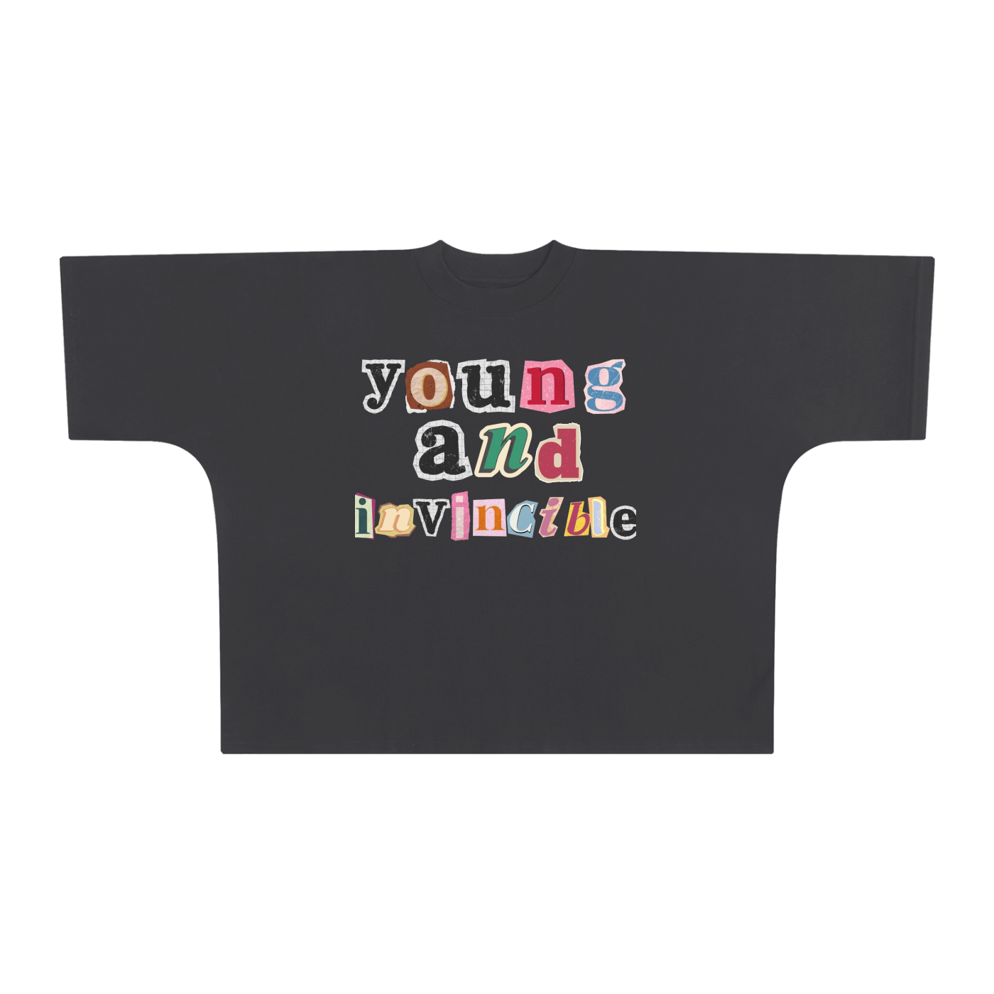 Abandoned Art Oversize One-piece Pattern Cut Boxy Tee - 300 GSM