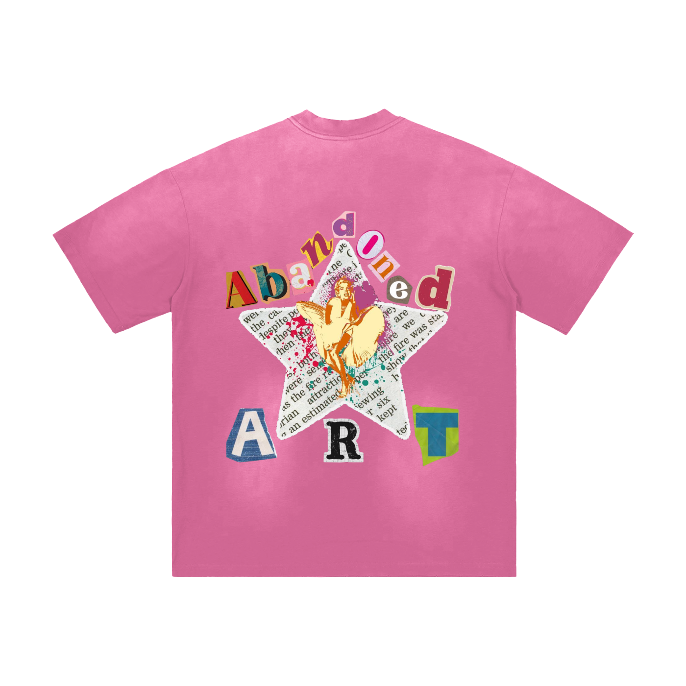 Abandoned Art Hand-Frayed Sunfade T-Shirt