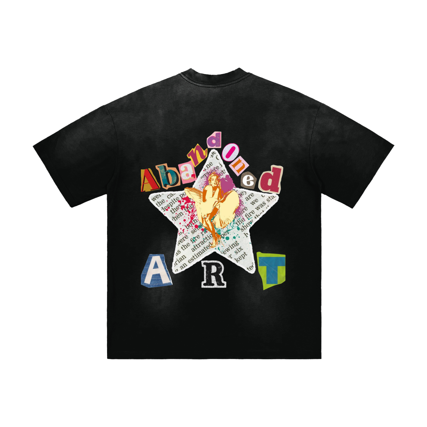 Abandoned Art Hand-Frayed Sunfade T-Shirt