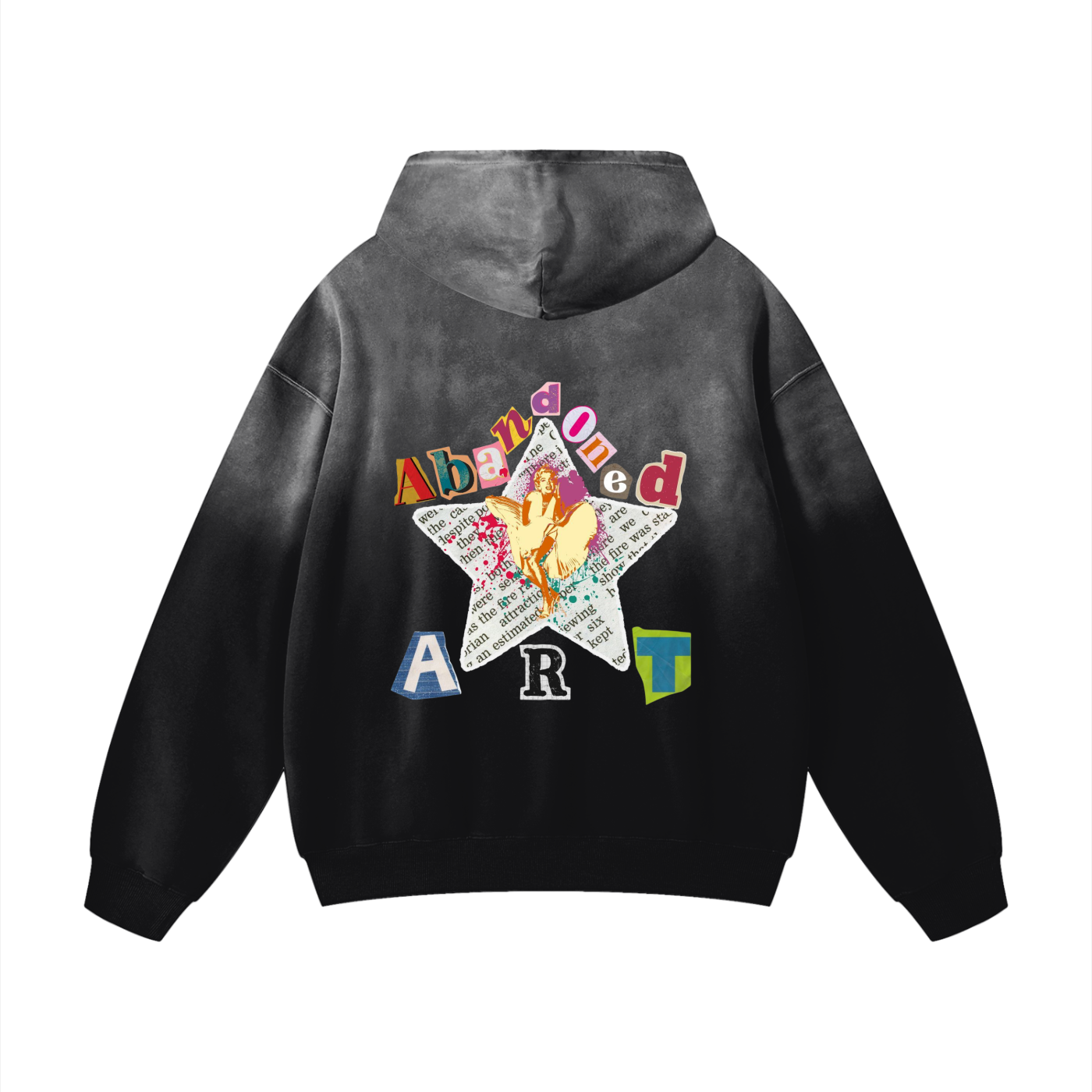 Abandoned Art Heavyweight Sunfade Oversized Hoodie