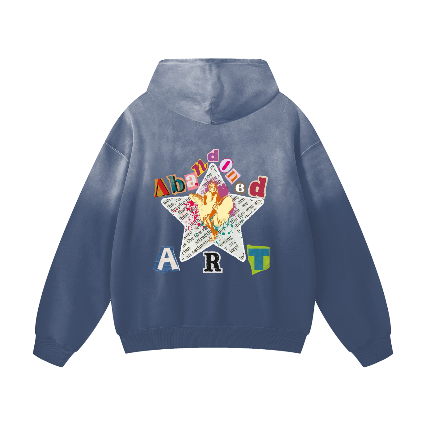 Abandoned Art Heavyweight Sunfade Oversized Hoodie