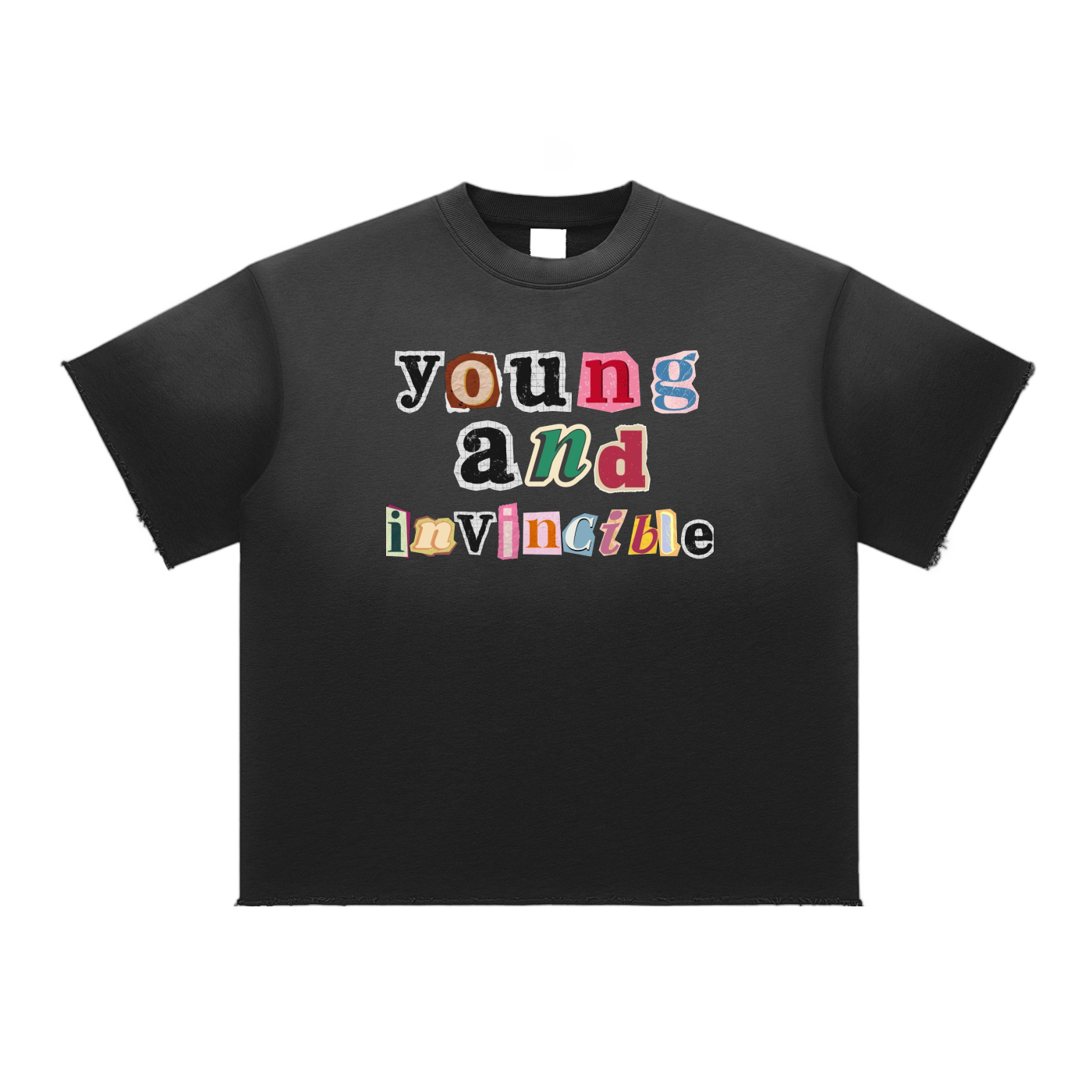 Abandoned Art Sun Fade Raw Edge T-Shirt