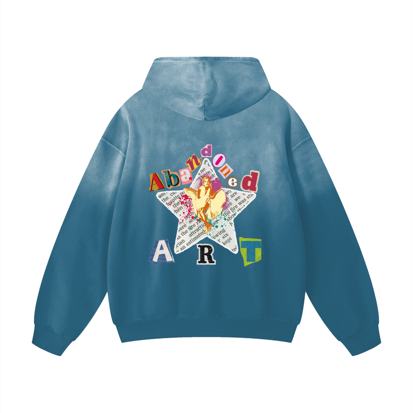 Abandoned Art Heavyweight Sunfade Oversized Hoodie