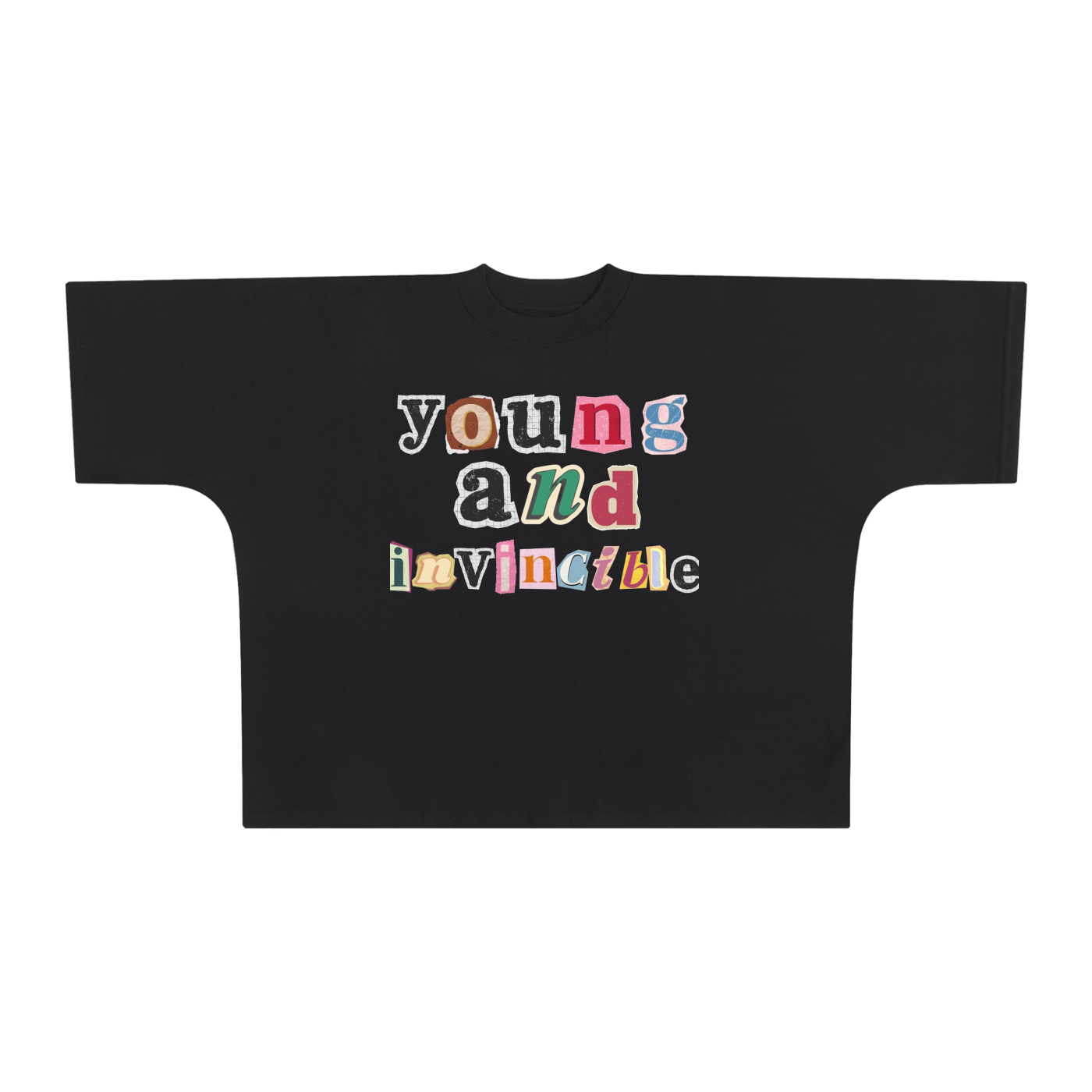 Abandoned Art Oversize One-piece Pattern Cut Boxy Tee - 300 GSM
