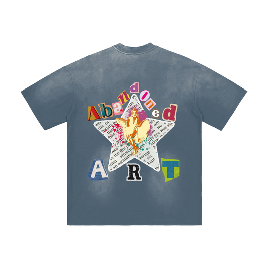 Abandoned Art Hand-Frayed Sunfade T-Shirt