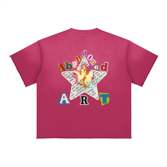 Abandoned Art Sun Fade Raw Edge T-Shirt