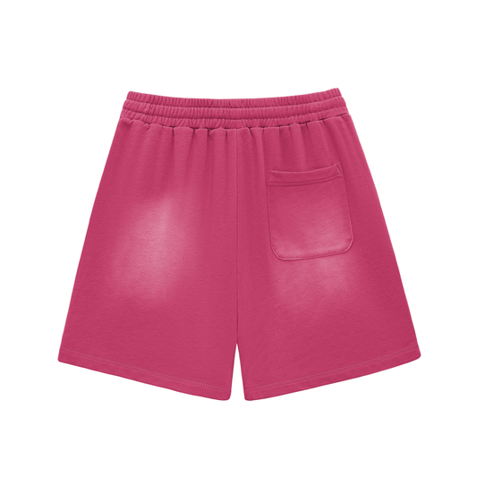 Abandoned Art Sun Fade Raw Edge Cotton Shorts