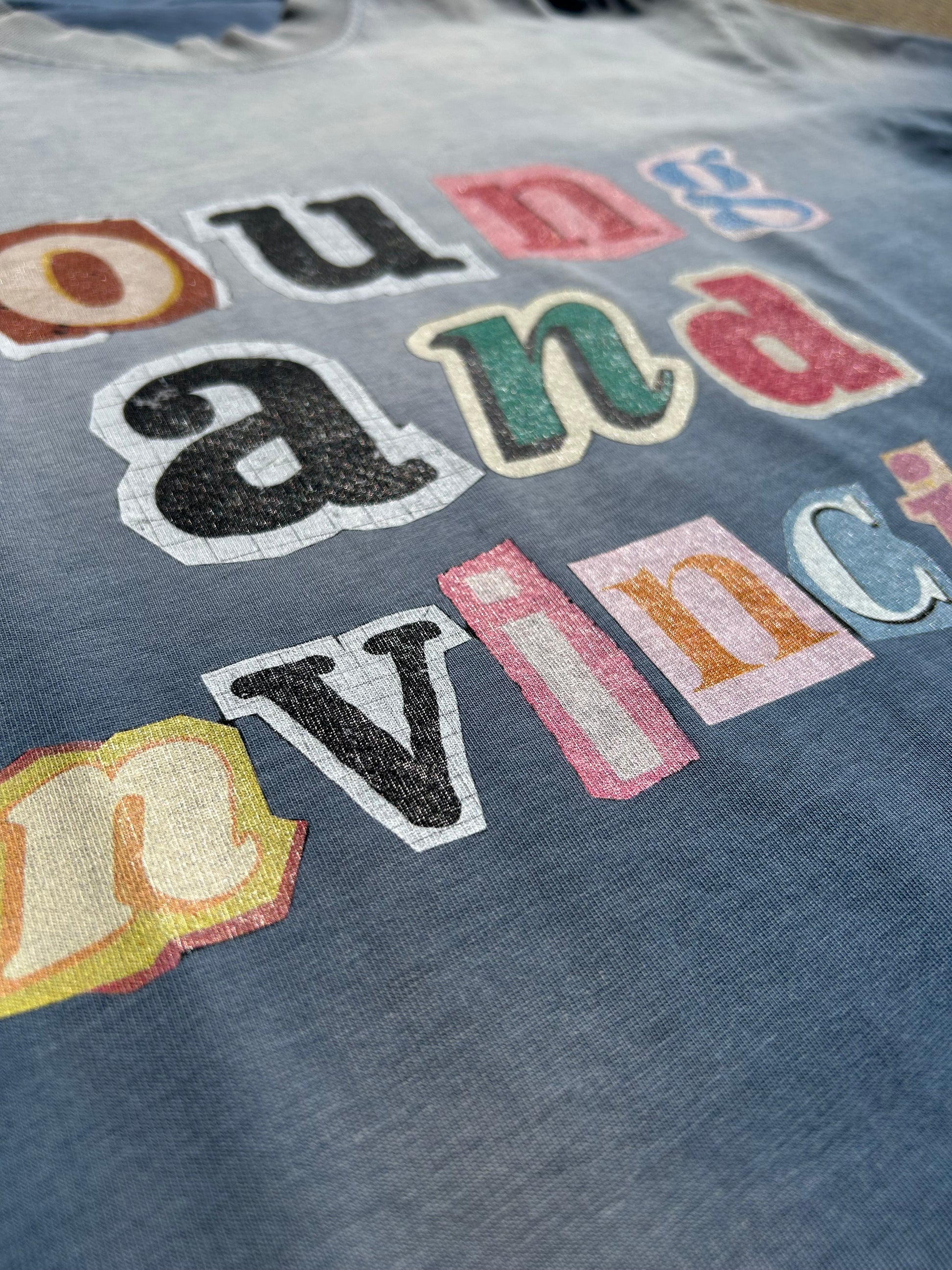 Abandoned Art Hand-Frayed Sunfade T-Shirt