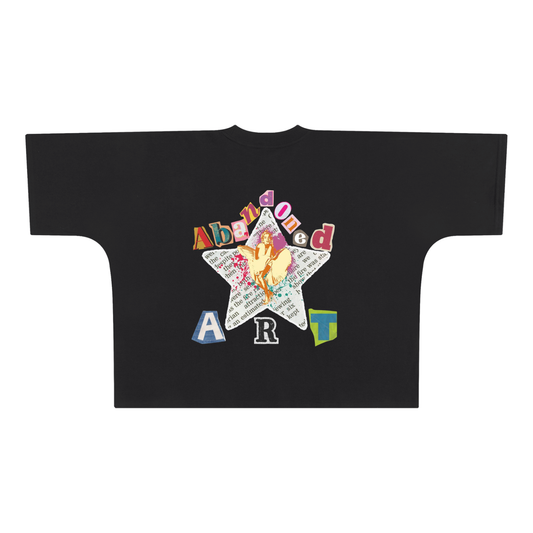 Abandoned Art Oversize One-piece Pattern Cut Boxy Tee - 300 GSM